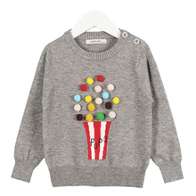 Campure/новый осенний свитер для маленьких девочек, детский вязаный свитер, Свитера с рисунком «попкорн» для девочек, детский вязаный свитер, пуловер для девочек, одежда, 2019 2024 - купить недорого