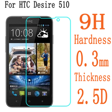 2.5D For HTC Desire 510 Tempered Glass Original 9H High Quality Protective Film Explosion-proof Screen Protector for D510 A11 2024 - buy cheap