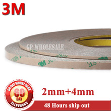 2x Mixed 2mm/4mm 3M 9495LE 300LSE Double Sided Clear Sticky Tape 55M/roll for Phone LCD Frame Jointing Lens Bond 2024 - buy cheap