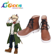 CGCOS Free Shipping Cosplay Shoes My Hero Academia Bakugo Katsuki Boots Anime Game Halloween Christmas 2024 - buy cheap
