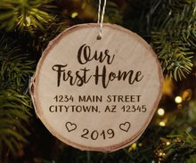 Personalized name or text First Home Wood Burned Ornament Housewarming Gifts Customize wood family door hanging sings 2024 - buy cheap