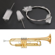 3pcs Trumpet Maintenance Cleaning Care Kit Valve Mouthpiece Flexible Brush Clean 2024 - buy cheap