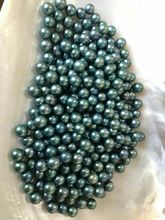 Último nuevo Color Pavo Real perlas redondas sueltas grado a granel AAA perlas redondas perfectas Akoya 6-8mm perlas de colores 20 piezas FP472 2024 - compra barato