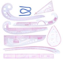9Pcs/set Tailor Drawing Comma Line Straight Cutting French Curve Ruler Sewing Clothing Rulers Tool 2024 - buy cheap