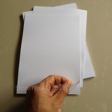 10 листов А5 Глянцевая белая самоклеющаяся наклейка для этикеток фотобумага для струйного принтера 2024 - купить недорого
