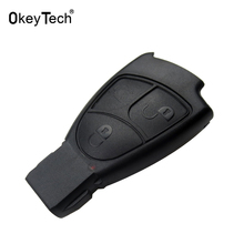 OkeyTech-carcasa de llave de coche para Mercedes Benz, carcasa de 3 botones, accesorios para mando a distancia, C, E, ML, S, SL, SLK, CLK, AMG, W204, W203 2024 - compra barato
