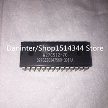 5pcs/lot  W27C512 W27C512-70 27C512 W27C512-45 New import DIP28  2024 - buy cheap