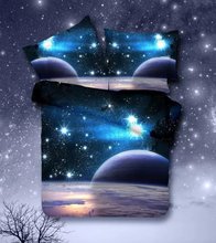 3d Galaxy bedding sets Twin/Queen Size Universe Outer Space Themed Bedspread 2pcs/3pcs/4pcs Bed Linen Bed Sheets Duvet Cover Set 2024 - buy cheap