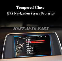 Protector de pantalla de navegación para GPS de vidrio templado para coche, accesorio decorativo de 6,5 pulgadas para BMW X1, F48, X2, F39, años 2016 a 2021 2024 - compra barato