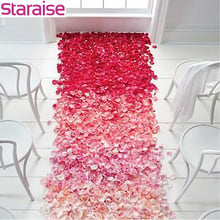 Staraise 500pcs Silk Rose Petals Table Artificial Flower Wedding Events Decor Wedding Engagement Celebration Party Supplies 2024 - buy cheap