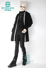 Roupa da boneca BJD para 65-70 centímetros BJD tio carta moda casaco, calças xadrez 2024 - compre barato