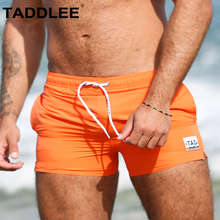 Taddlee-bañador Sexy para hombre, traje de baño para la playa, bañadores de secado rápido, pantalones cortos de surf sólidos 2024 - compra barato