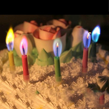 Birthday candles candles for the cake colour flame candle blowing candle wedding anniversary Happy anniversary 2024 - buy cheap