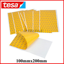 10pcs TESA 68547 Thin 0.1mm thick PET High Strength Double Coated Sided Super Strong Adhesive Tape 100mmx200mm 10cmx20cm 2024 - buy cheap