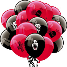 Funny Assorted Printed Halloween Party Balloons Trick or Treat Orange Black Latex Balloons Zombie Party Decor(Pack of 16 ) 2024 - buy cheap