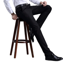 TECHOME Brand Formal Suits Pants Mens Wedding Trousers Size 29-42 Easy Care Black Straight Casual Business Men Office Pants 2024 - buy cheap