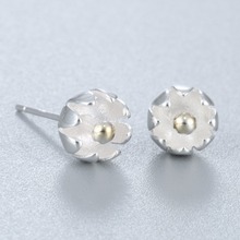 CHENGXUN Fancy Earrings Opening Lotus Flower Dream Stud Earrings for Women Girls Party Accessories Wedding Jewelry 2024 - buy cheap