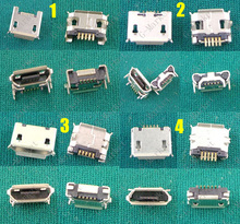 100pcs 4models Micro USB 5P,5-pin Micro USB Jack,5Pins Micro USB Connector Tail Charging socket mini USB 2024 - buy cheap