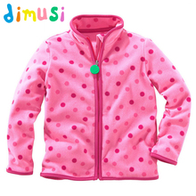 DIMUSI Autumn Winter Fleece Jackets Boys Outwear Windbreaker Jackets Girls Polar Fleece Soft Shell Clothing Baby Kids Coats 2-6Y 2024 - buy cheap