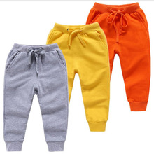 Baby Boy Pants Kids Autumn Spring Clothes Girls Trousers for Children Harem Pants solid colors  black grey 2024 - buy cheap