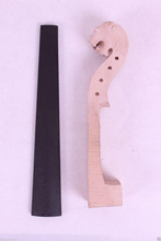 New 4/4 violin hand carved violin head Neck fretboard 2024 - buy cheap