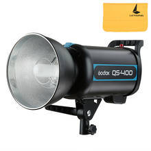 QS400 Godox Студия Flash Kit 800 Вт 2x400 Вт Flash Light Строб освещение Фотографическая Освещение Профессиональной Фотографии Комплект 2024 - купить недорого