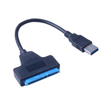 Adaptador de Cable USB 3,0 a SATA para disco duro de 2,5 pulgadas, convertidor de supervelocidad para ordenador, PC y portátil, 22 pines 2024 - compra barato