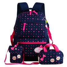 Estrela impressão crianças sacos de escola para meninas adolescentes mochilas crianças ortopedia mochilas mochila infantil 2024 - compre barato