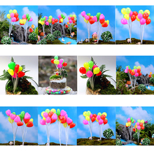 Cute Simulation Colorful balloons Micro Landscape Garden Decorations Mini Dolls Home Garden Decorative Crafts Home Decor 2024 - buy cheap