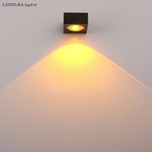 wall lights for home COB 3W 5W black/silver bedroom light  decoration salle de bain decorative lamp 2024 - buy cheap