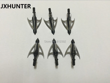 6PK 100 grain 3 blades wolf tooth arrow head broadhead for crossbow hunting 2024 - buy cheap