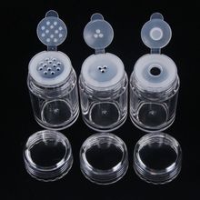 1PC Clear  10ml Empty Cosmetic Sifter Loose Powder Jars 1PC Container Screw Lid DIY Bottle For Makeup Tools Refillable Bottles 2024 - buy cheap