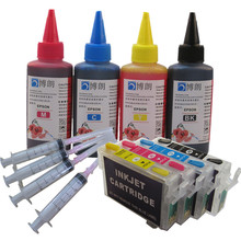 T0711 711 refillable ink cartridge for epson Stylus S20 S21 SX100 SX110 SX105 SX115 SX200 SX205 SX209 SX210 + 400ml dye  ink 2024 - buy cheap