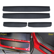 For 2018 Jeep Wrangler JK 4 Door 2 Door Sill Scuff Plate Guard Heavy Duty Door Sills Protector Stickers Trim 2024 - buy cheap