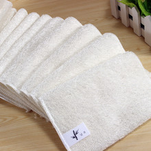 15#Saingace 5PCs Gifts High Efficient Anti-grease Dish Cloth Bamboo Fiber Washing Towel Magic Kitchen Cleaning Wiping 2024 - buy cheap