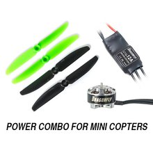 Promotion Power Combo for Mini Multirotors DragonFly MC1806 KV2300 motor x4 (2cw+2ccw) 12a ESC x4 propeller 5030 4 pairs 2024 - buy cheap