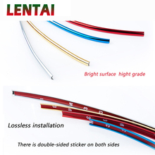 LENTAI NEW Car Decoration Strip Trim Stickers Styling For Toyota c-hr Kia sportage Peugeot 3008 Honda civic Hyundai tucson 2017 2024 - buy cheap