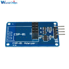 Серия ESP8266, Wi-Fi беспроводная плата адаптера esp01, модуль 3,3 В, 5 В, совместимый последовательный модуль для Arduino, ESP-01 2024 - купить недорого