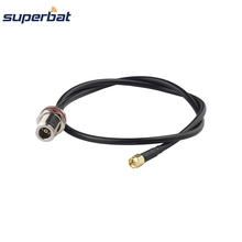 Superbat N Female Bulkhead O-ring to SMA Male Straight Pigtail Cable RG58 50cm for Wireless 2024 - buy cheap