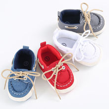 Zapatillas de tela vaquera para bebé recién nacido, zapatos de suela blanda para bebé, primeros pasos 2024 - compra barato