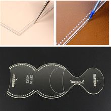 Acrylic Clear DIY Tool Leather Mini Wallet Coin Purse Pattern Stencil Template Mold Leathercraft 2024 - buy cheap