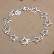 925 jewelry silver plated bracelet, 925 jewelry jewelry Ten Stars Bracelet H183 2024 - buy cheap