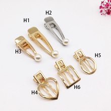 1pcs Vintage Pearl Hair Clips Glossy Matte sliver gold Hollow Metal Hairpin Hair Accessories women girl Barrettes Hairgrip 2024 - buy cheap