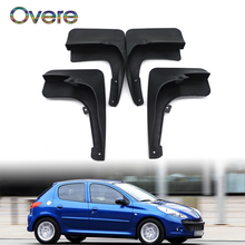 OVERE Car Front Rear Mudguards For Peugeot 206 High Quality Splash Guard Accessories Mudflaps Car-styling Fenders 1Set Mud Flaps 2024 - buy cheap