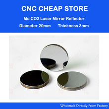 Co2 Laser Reflective Mirror Reflector Mo Mirror Diameter 20mm Thickness 3mm for Laser Engraver Cutter 2024 - buy cheap