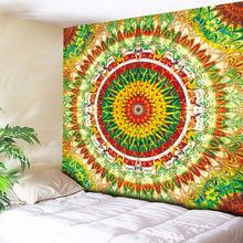 Rainbow Hippie Mandala Tapestry Wall Hanging Indian Boho Decor Psychedelic Wall Tapestry Livingroom Bedroom Bedside Wall Cloth 2024 - buy cheap