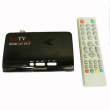 Цифровая наземная ТВ-приставка HDMI DVB T T2 протокол HDMI AV CVBS внешний ТВ-тюнер приемник с дистанционным управлением для ЖК-монитора 2024 - купить недорого