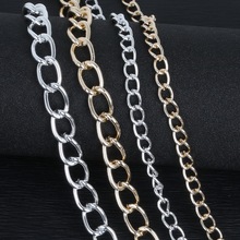 NiceBeads-cadena giratoria de aluminio plateada/dorada ligera para collar, pulsera, accesorios de joyería DIY y fabricación de manualidades 2024 - compra barato