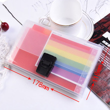 Large Capacity 13 Grids A6 Document File Holder Mini Bill Receipt File Bag Pouch Folder  High quality Hot Sale 2024 - buy cheap