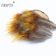 100 pieces quality natural Lady Amherst Pheasant feathers, 2-3inches/ 5-7cm DIY decorative handicrafts accessories 2024 - buy cheap